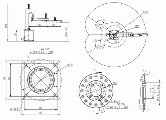 華數(shù)HC415機(jī)器人技術(shù)參數(shù)