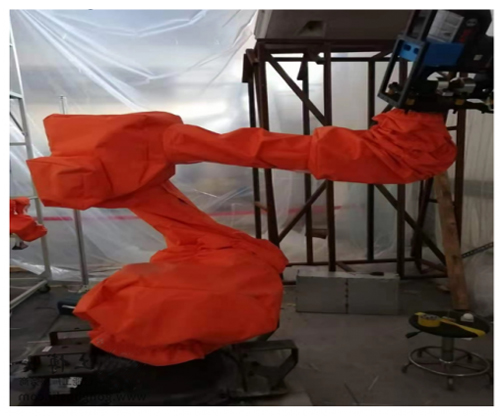 防靜電噴涂機器人防護服