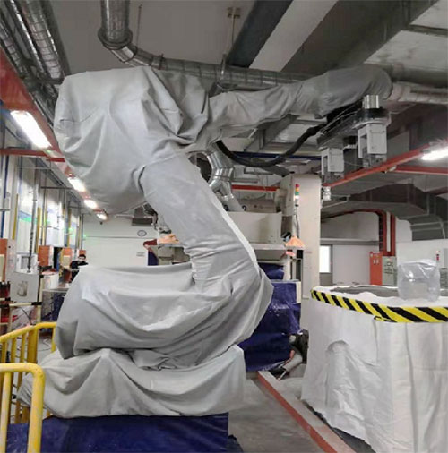 防塵耐磨機(jī)器人防護(hù)服